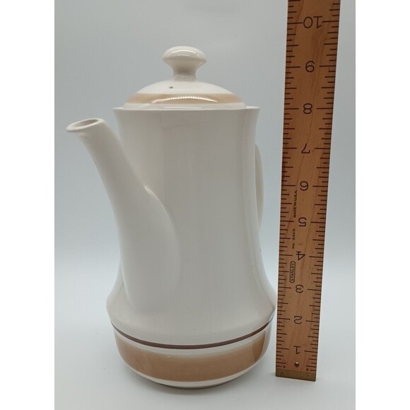 Water Colors Hand Decorated Stoneware Hearthside Coffee/Tea Pot - Picture 5 of 9